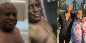 “Na this body fit buy you lambo, just rub that belle”- Nigerians react as Kiddwaya’s dad, Terry Waya shows off his hot body, flaunts luxurious lifestyle