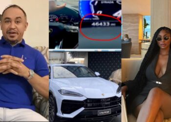 “She get Lambo abi she no get?”- Daddy Freeze exposes Sophia Egbueje’s ‘New’ Lamborghini’s high mileage