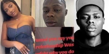 “That girl really bull!ed him to de@th”- Video of Wunmi shout so hard at Mohbad for checking her snap surfaces online (Watch)