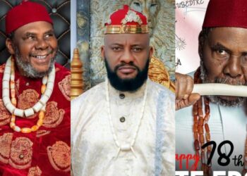 “The lion of Africa, love you forever dad”- Yul Edochie celebrates his father, Pete Edochie, on his 78th Birthday