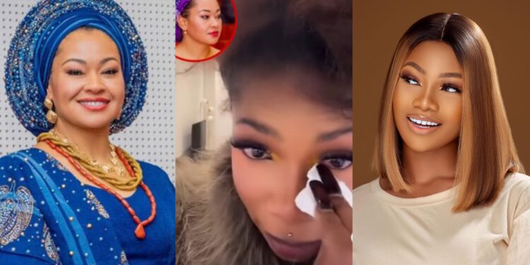 “It sounds like it’s a crime to be a woman”-Tacha breaks down in tears over Senator Natasha’s suspension