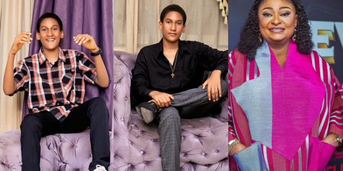 Please join me celebrating his special day by sending him your heartfelt wishes- Nollywood Actress Ronke Oshodi invites fans as she celebrates son’s 12th Birthday