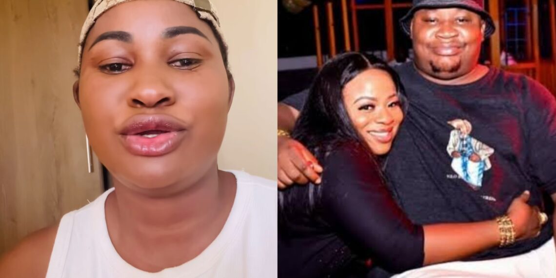 “Talk to your husband, I’m begging you”- Cubana Chiefpriest’s alleged Babymama drags his wife into DNA drama