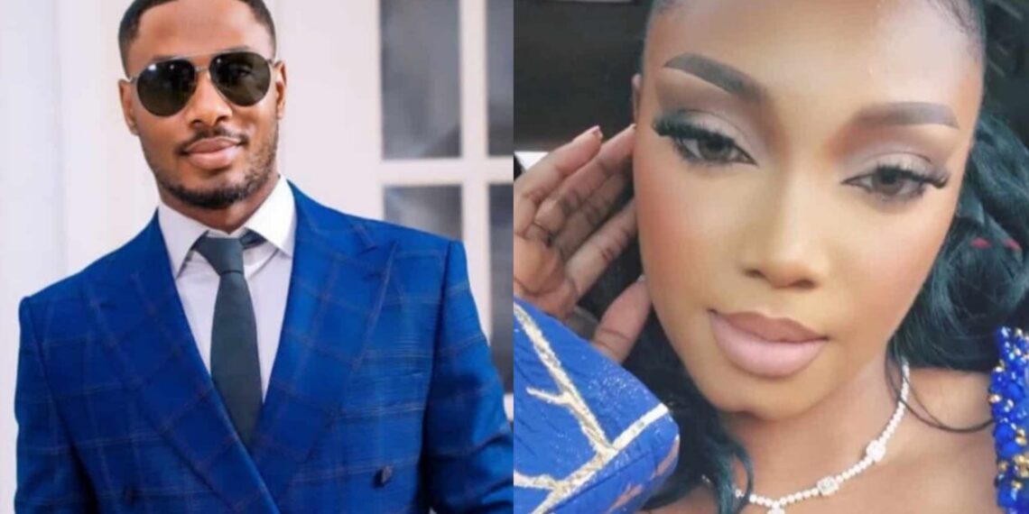 “You’re ins@ne your siblings are suffering while you’re paying tithe to Pastors”- Sonia Adesuwa drags ex -husband Jude Ighalo, makes shocking  allegations against him