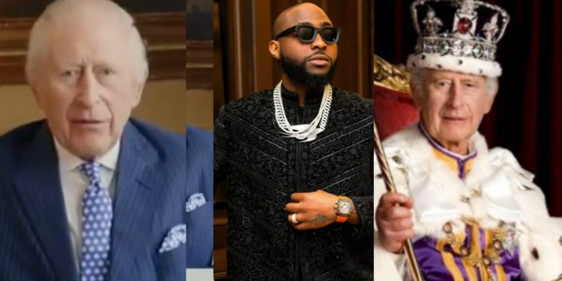 King of England, King Charles III reveals his love for Davido’s music, says he’s made him love Pidgin English