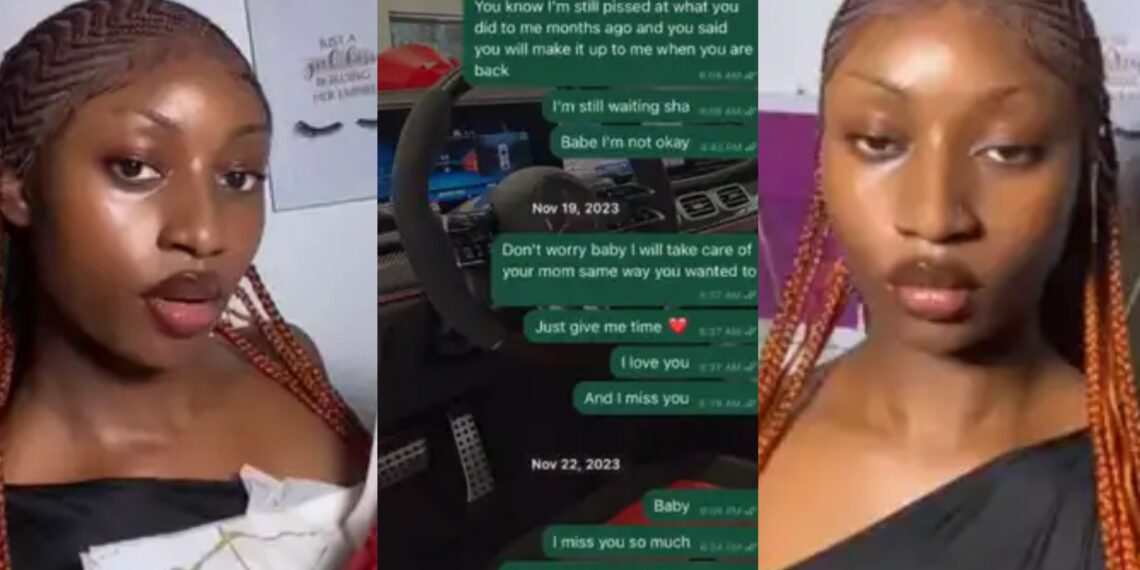 “Was broken for months, found out 2 or 3 days”- Lady shares how she kept sending messages to boyfriend unaware he had passed away days earlier