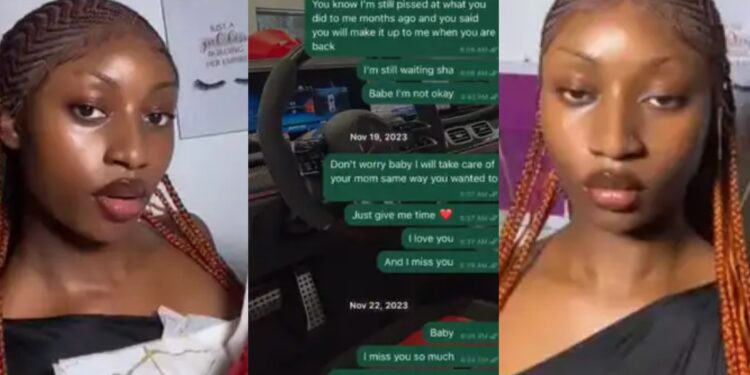 “Was broken for months, found out 2 or 3 days”- Lady shares how she kept sending messages to boyfriend unaware he had passed away days earlier