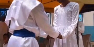 Popular Nigeria cross dresser James brown finally repent.