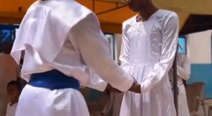 Popular Nigeria cross dresser James brown finally repent.