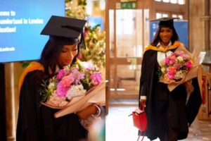 Mercy Eke Claps Back at Haters After Bagging Master’s Degree 