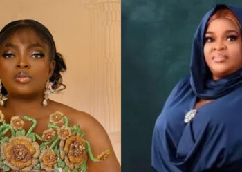 Emotional Moment as Funke Akindele Supports Allwell Ademola’s Final Film