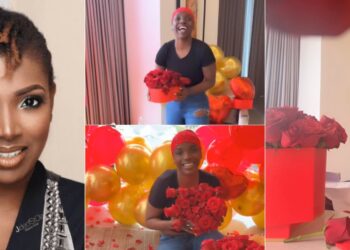 Fans React as Annie Macaulay Shares Romantic Valentine’s Day Moment with Mystery Man