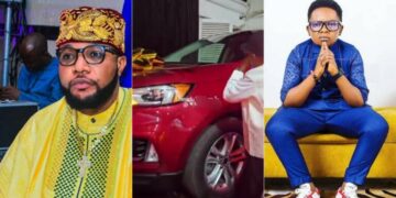 E-Money Gifts Actor Chinedu Ikedieze a Luxurious SUV at Star-Studded Birthday Party