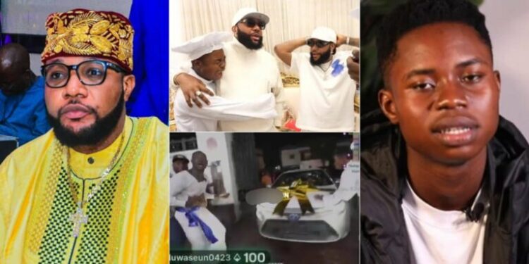 Go Fix Your Car – E-Money Hands Carter Efe $5K, Gifts Peller Brand-New Toyota Corolla