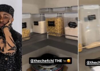 Fans Debate After Davido Shares Glimpse Of Chioma’s Kitchen